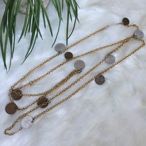 Foreign Money Necklace